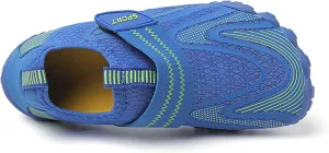 Fashion Boys Girls' Width Edition Lightweight Comfortable Wading Beach Shoes, Casual Skateboarding Shoes , Versatile Anti slip Walking Shoes, Outdoor Jogging Shoes, Leisure Dance Shoes, Park Flats