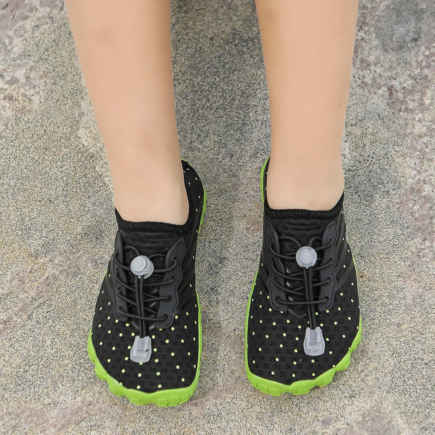 Fashion Boys Girls' Width Edition Lightweight Comfortable Wading Beach Shoes, Casual Skateboarding Shoes , Versatile Anti slip Walking Shoes, Outdoor Jogging Shoes, Leisure Dance Shoes, Park Flats