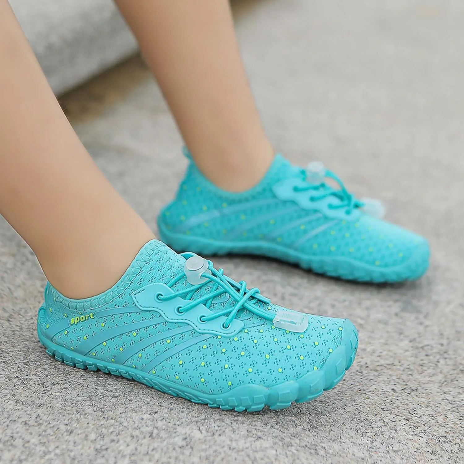 Fashion Boys Girls' Width Edition Lightweight Comfortable Wading Beach Shoes, Casual Skateboarding Shoes , Versatile Anti slip Walking Shoes, Outdoor Jogging Shoes, Leisure Dance Shoes, Park Flats