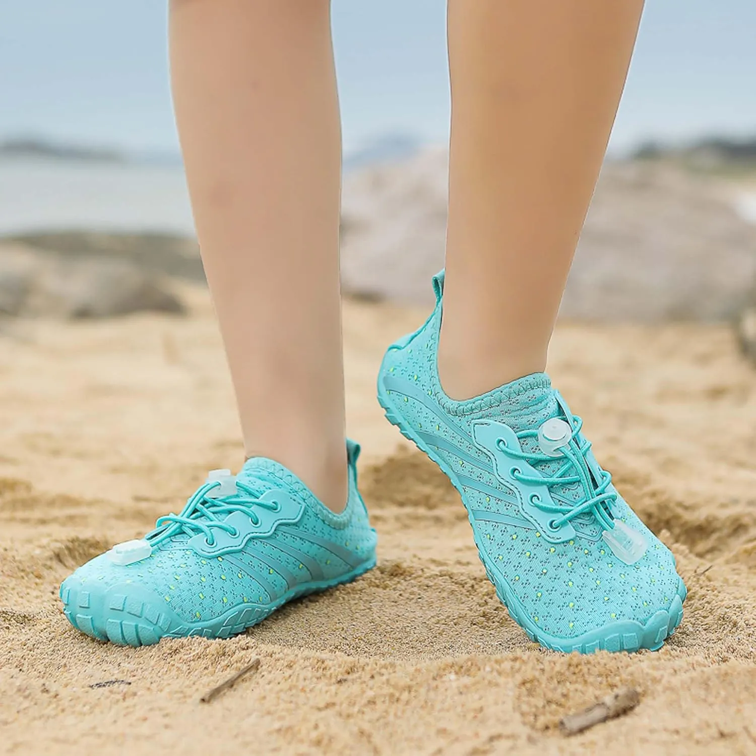 Fashion Boys Girls' Width Edition Lightweight Comfortable Wading Beach Shoes, Casual Skateboarding Shoes , Versatile Anti slip Walking Shoes, Outdoor Jogging Shoes, Leisure Dance Shoes, Park Flats