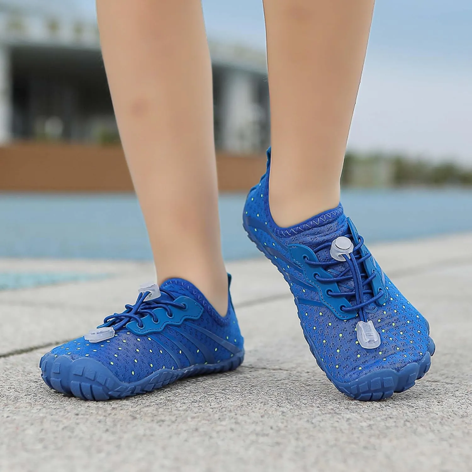 Fashion Boys Girls' Width Edition Lightweight Comfortable Wading Beach Shoes, Casual Skateboarding Shoes , Versatile Anti slip Walking Shoes, Outdoor Jogging Shoes, Leisure Dance Shoes, Park Flats
