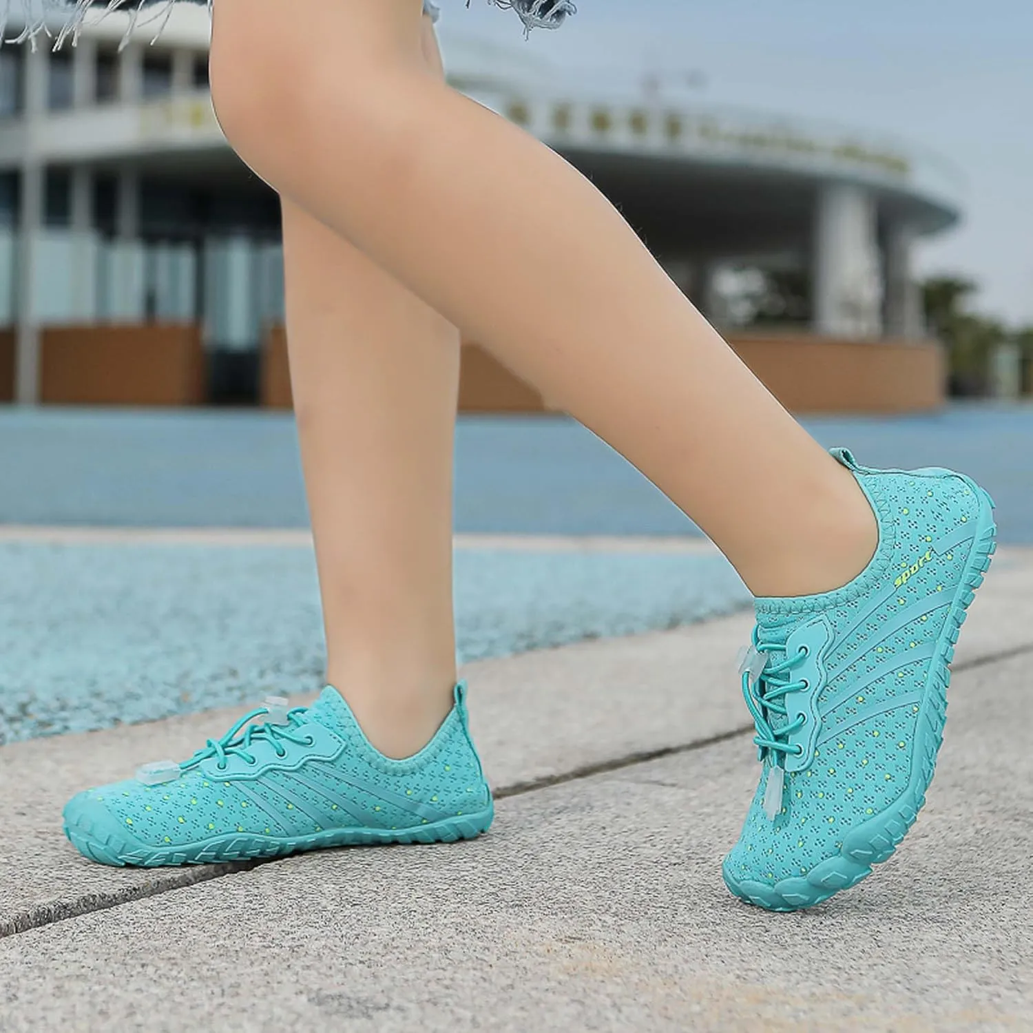 Fashion Boys Girls' Width Edition Lightweight Comfortable Wading Beach Shoes, Casual Skateboarding Shoes , Versatile Anti slip Walking Shoes, Outdoor Jogging Shoes, Leisure Dance Shoes, Park Flats