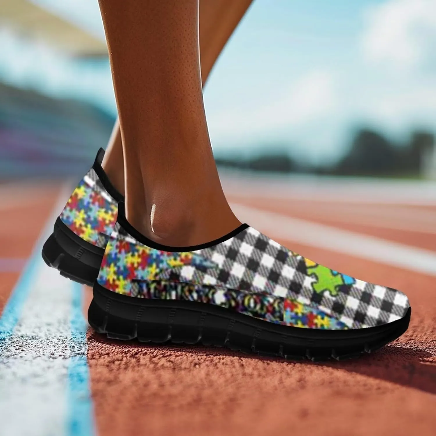 Fashion Shoes for Ladies Soft Casual Everyday Shoes Breathable Anti-Slip Hiking Sneakers