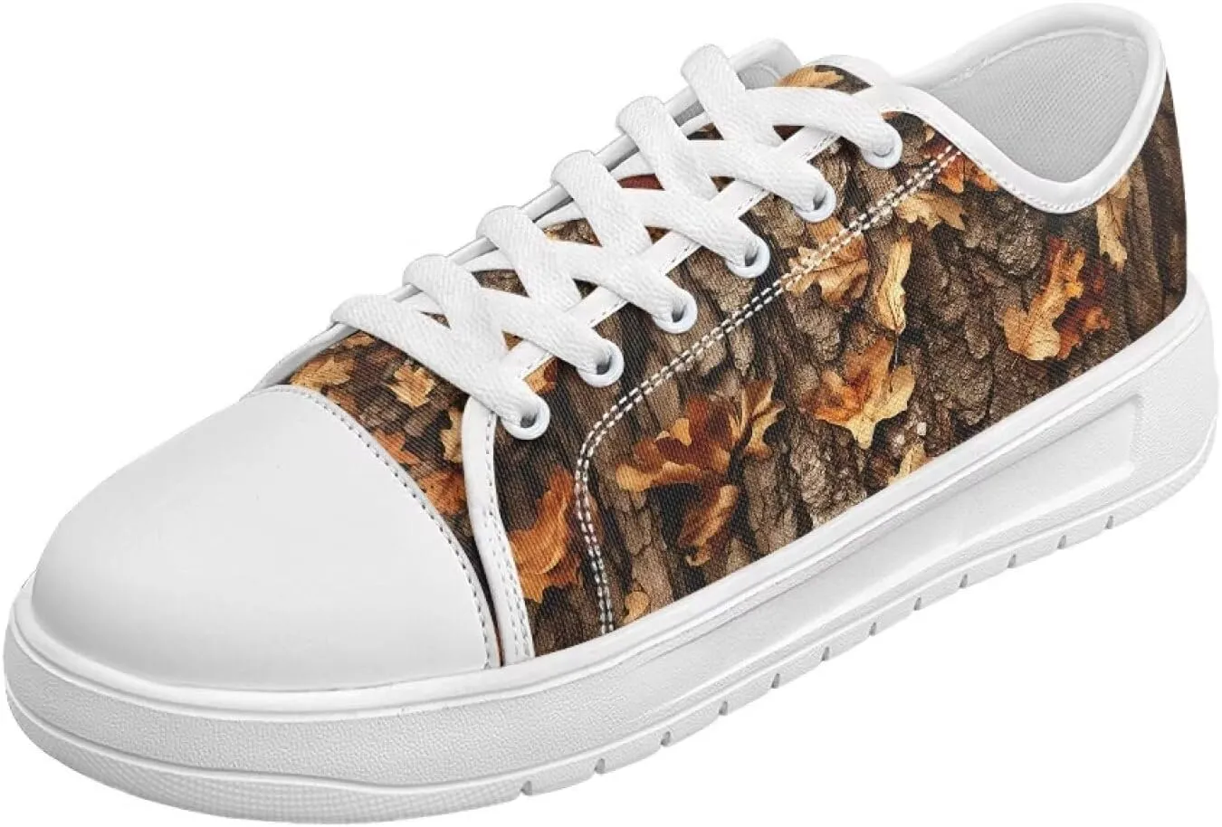 Fashion Sneakers for Women Lace up Memory Foam Insole and Non-Slip Womens Shoes Dressy Casual Spring Shoes