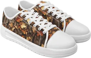 Fashion Sneakers for Women Lace up Memory Foam Insole and Non-Slip Womens Shoes Dressy Casual Spring Shoes