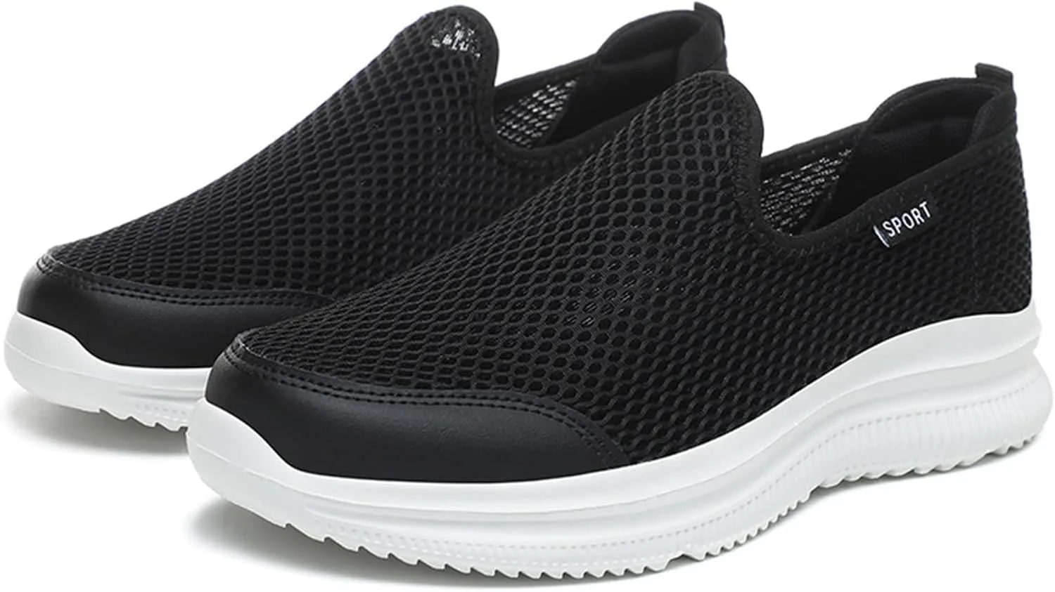Fashion Summer Men Breathable Mesh Flat Elastic Casual Shoes Mens Sneaker Socks Sneaker