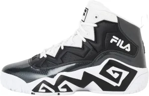 Fila MB Engineering Men's Basketball Sneakers Shoes, High-Top Ankle Support, Chunky Sole (White/Black/White, US Footwear Size System, Adult, Men, Numeric, Medium, 11.5)