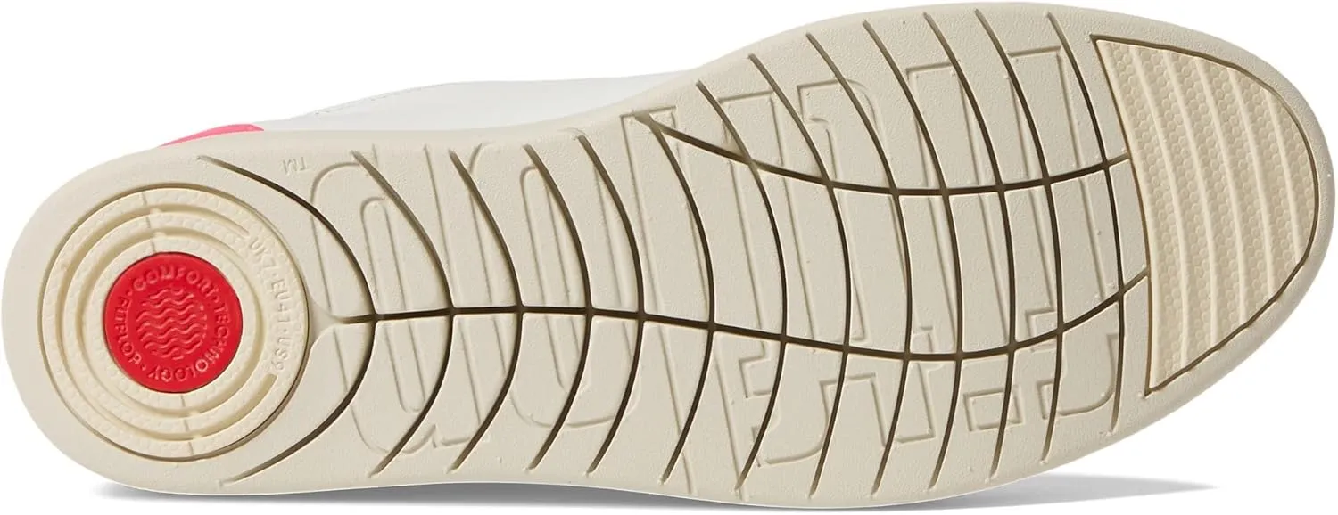 FitFlop Rally Neon-Pop Leather Sneakers