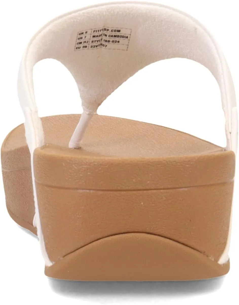 FitFlop Women's Lulu Leather Toe-Post Thong Sandals