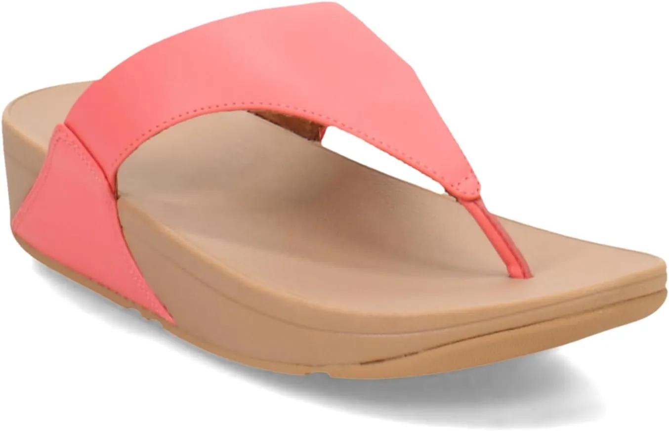 FitFlop Women's Lulu Leather Toe-Post Thong Sandals
