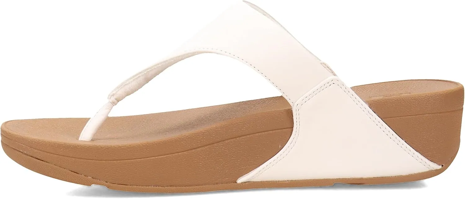 FitFlop Women's Lulu Leather Toe-Post Thong Sandals