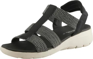 Flexus Women's CARDONA Ankle Strap Sandals – Comfortable Multi-Strap Design with Arch Support and Shock-Absorbent Outsole