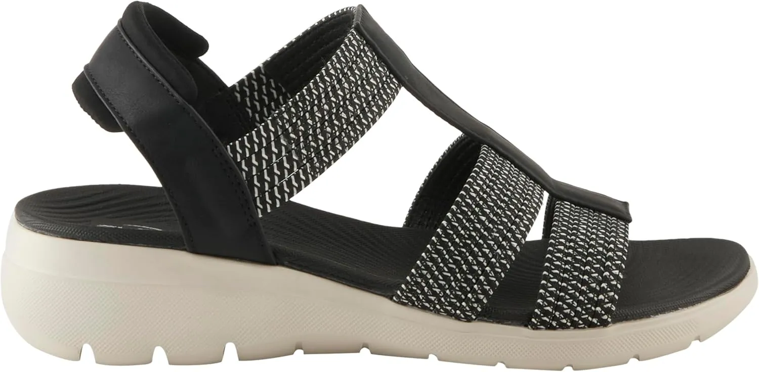 Flexus Women's CARDONA Ankle Strap Sandals – Comfortable Multi-Strap Design with Arch Support and Shock-Absorbent Outsole