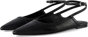 Free People Women's Jules Point Wrap Flats Ballet