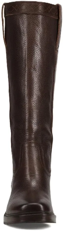 Frye Kate Pull On 14” Leather Boots for Women - Riding Boots with 2” Heel, Leather Lining, Intricate Stitching, Cushioned Footbed, and Rubber Outsole