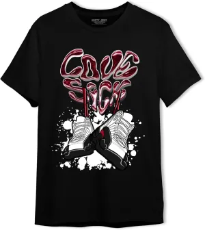 Generic Sneaker Love Sick T-Shirt to Match 12s Retro Red Taxi - Sneaker Matching Shirt, Unisex Tee Match Sneakers, Urban Streetwear Clothing, Sneaker Graphic Tees Design Printed, White/Black