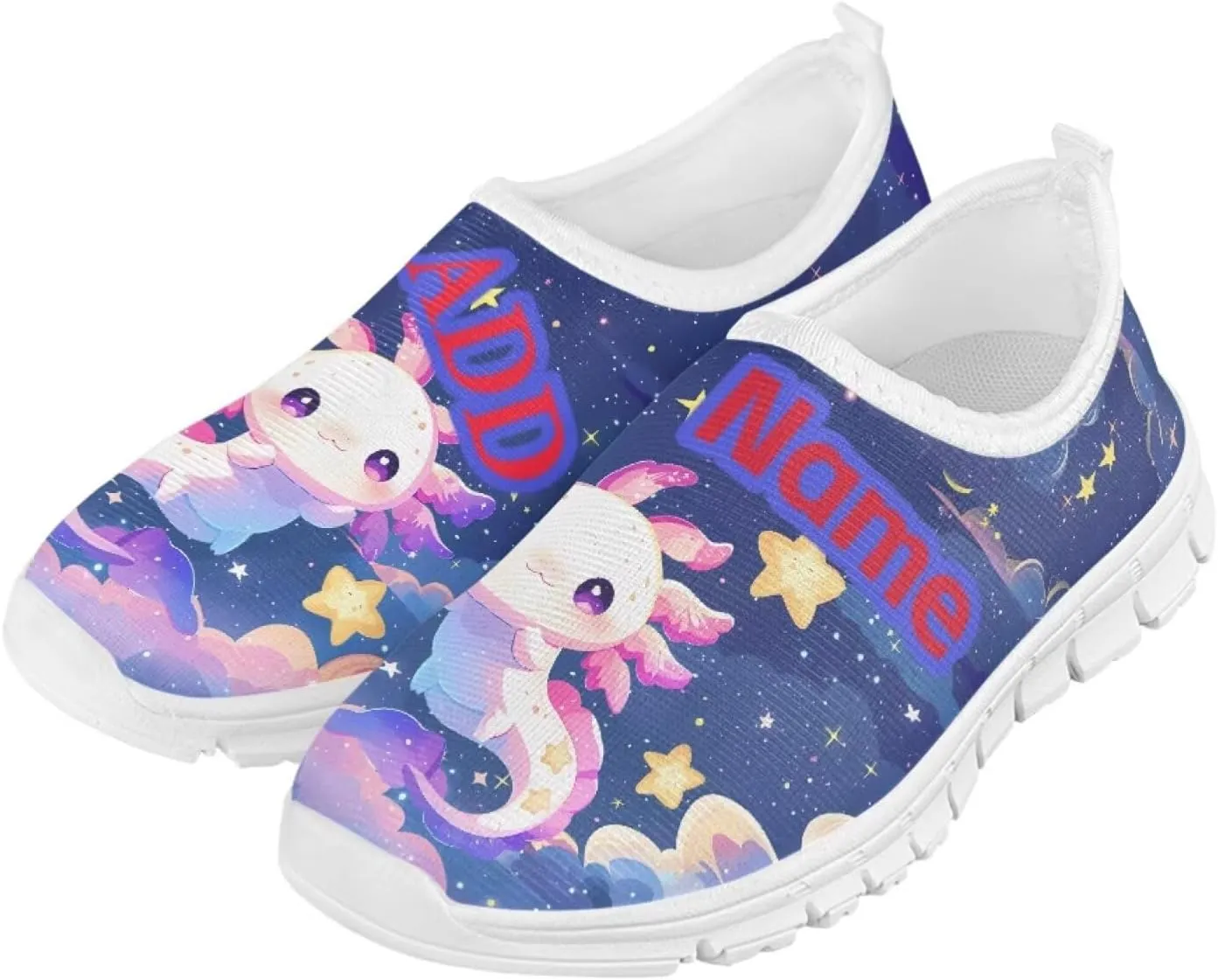 Girls Athletic Shoes Cute Kids Gym Running Slip On Shoes for Girls