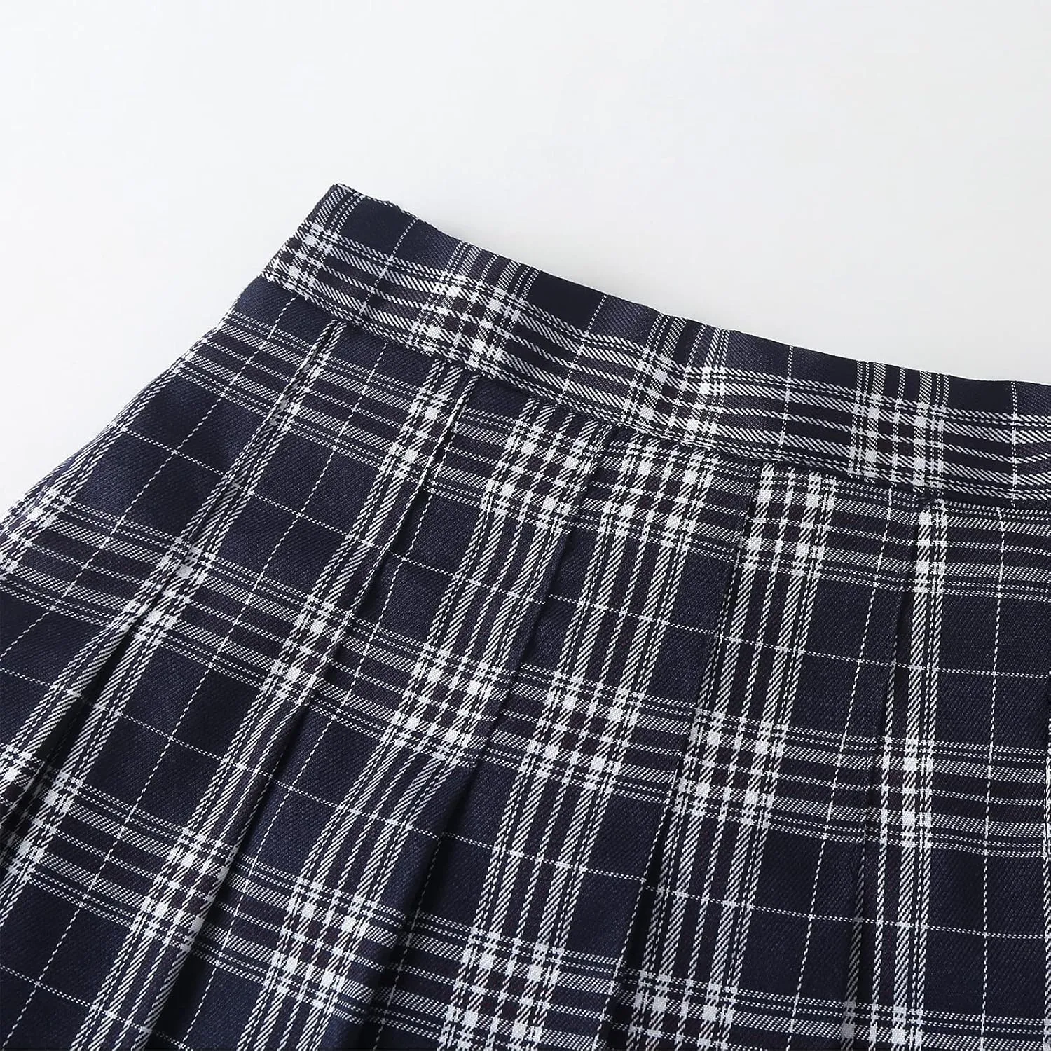 Girls' Pleated Plaid Mini Skirt with Shorts Girl Uniform School Tennis Skater Skirts Skort 2T-14Y