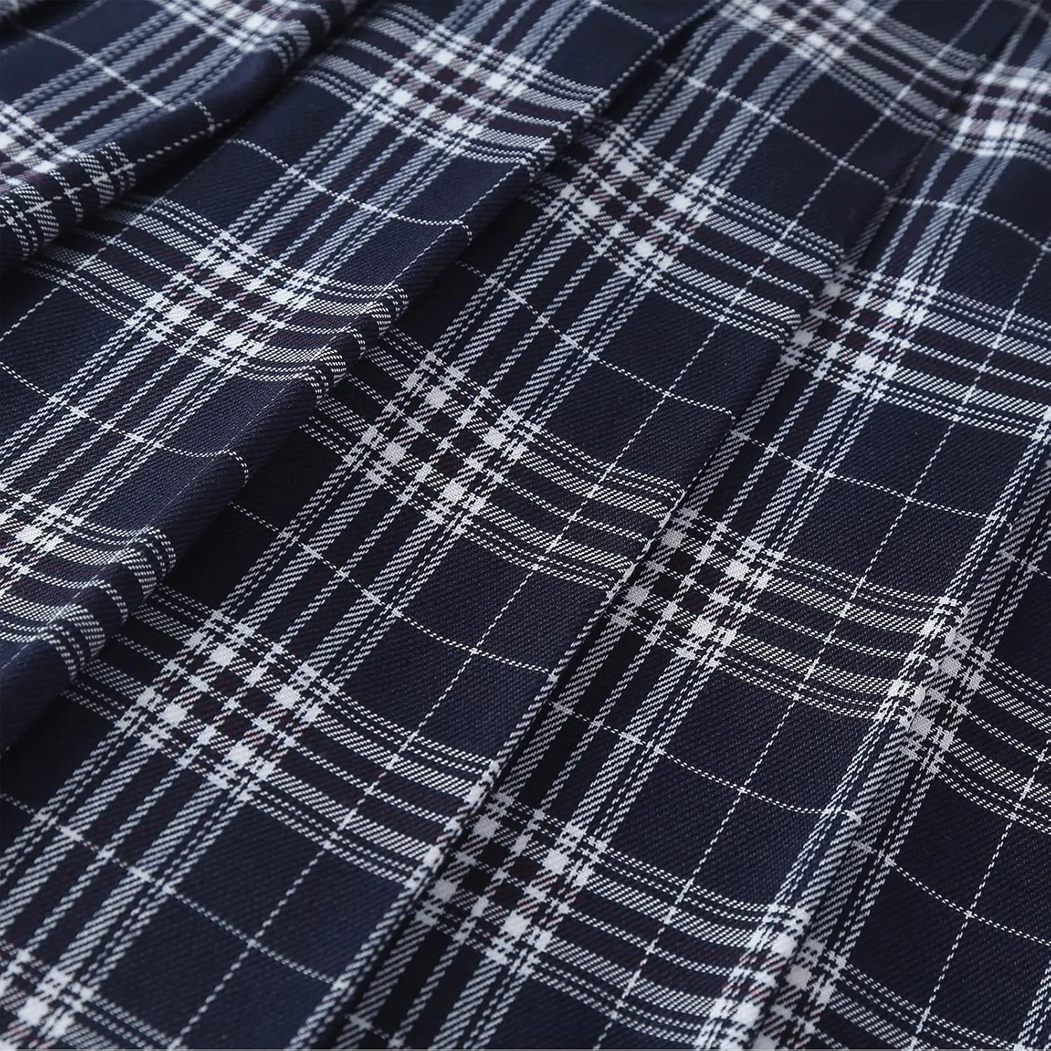 Girls' Pleated Plaid Mini Skirt with Shorts Girl Uniform School Tennis Skater Skirts Skort 2T-14Y