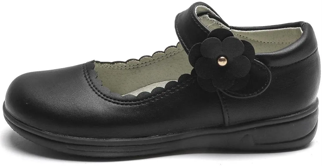 Girls School Uniform Dress Shoes Oxford Shoes Princess Mary Jane Flats(Toddler/Little Girl/Big Girl)