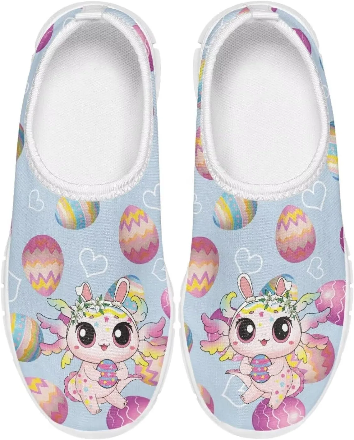 Girls Slip On Shoes Easter Sneakers for Girls Kids Cute Holiday Shoes