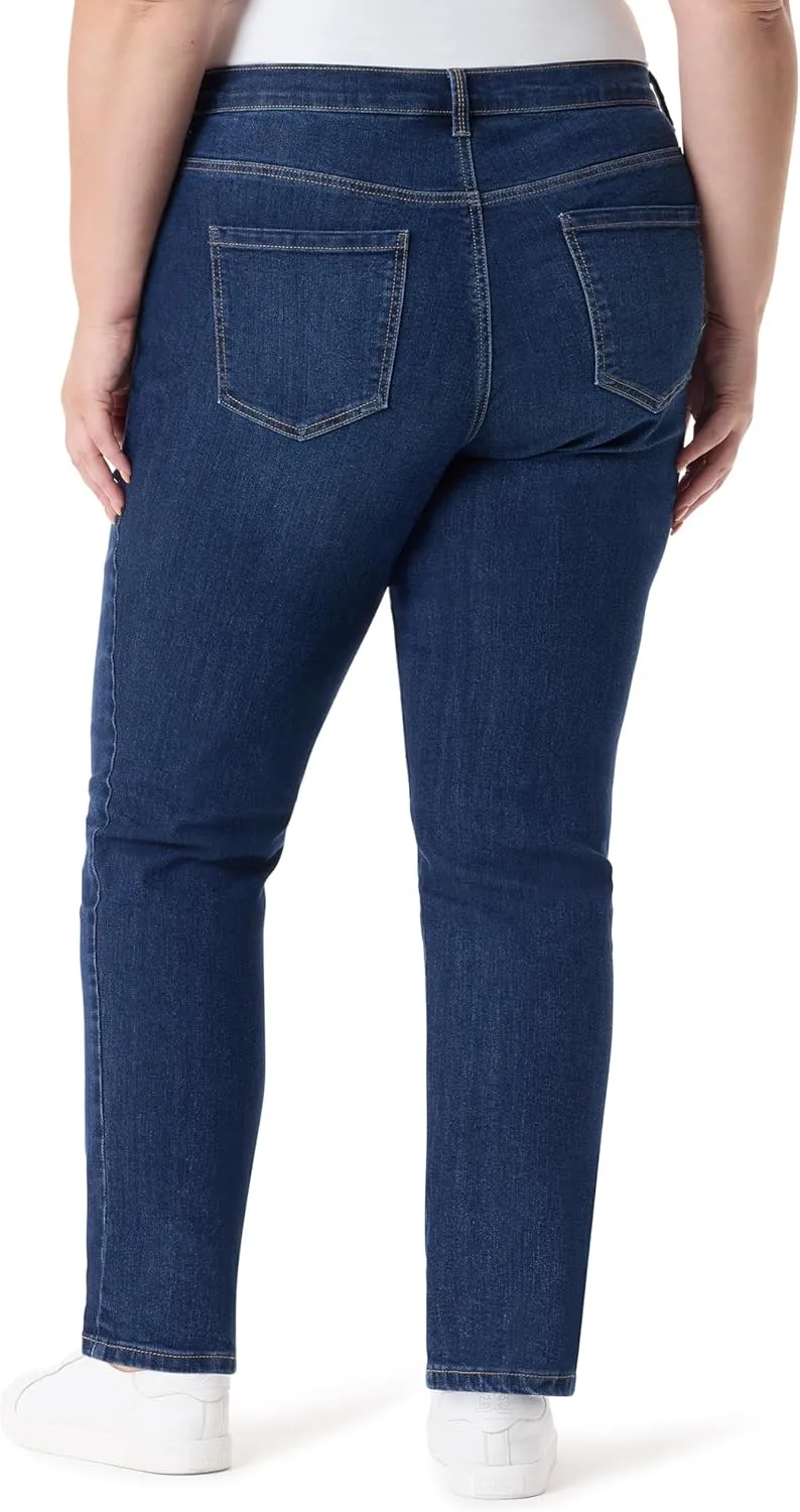Gloria Vanderbilt Women's Amanda Classic High Rise Tapered Jean Plus Size