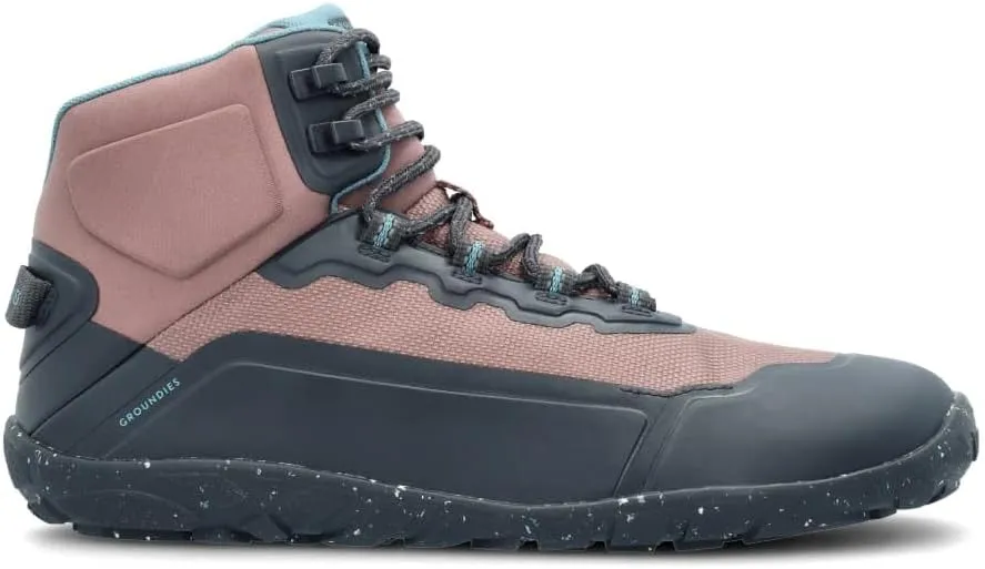 GROUNDIES All Terrain High 2.0 Women's Hiking Shoes - Waterproof, Breathable, Recycled Materials, GH2 TrueSense Sole, Comfort Fit