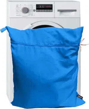 Harrison Howard Pet Washing Bag Dog Cat Horse Hair Laundry Bag for Rug Sheet Boots Pets Laundry Helper Jumbo 48L 78cm x 70cm True Blue