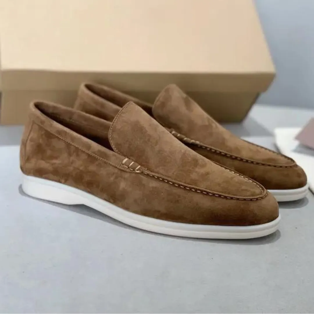Helene - Wildleder-Loafers für stilvolle Eleganz