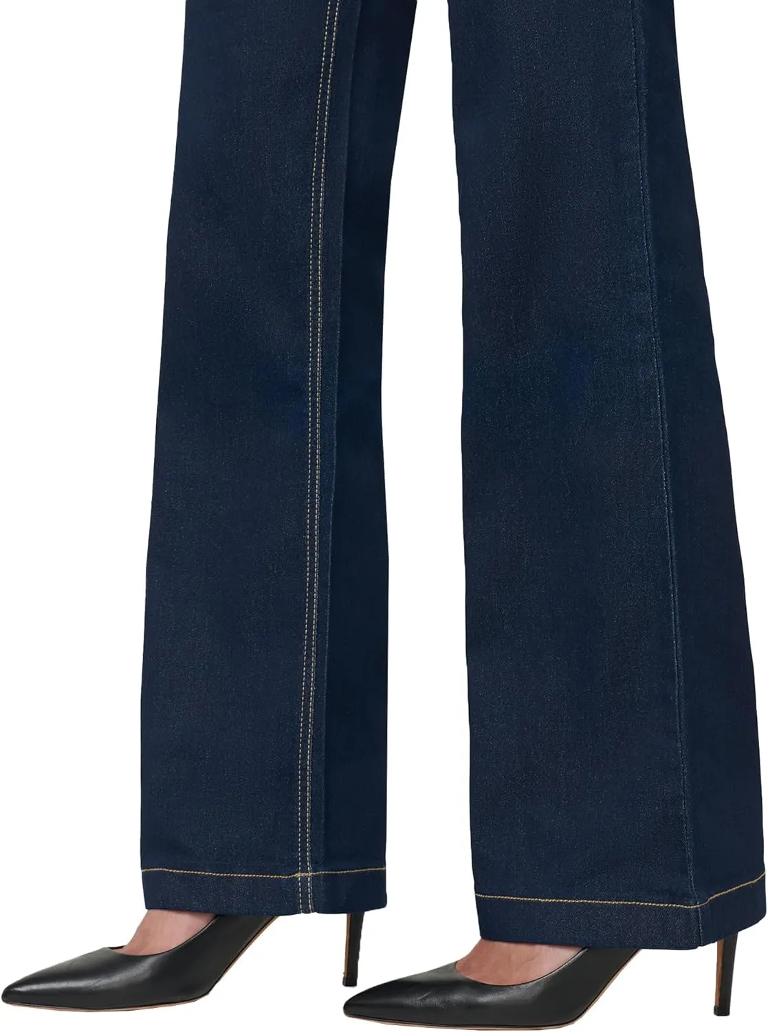 HUE Women's Fashion Jeggings-Cropped Flare, Straight, Bootcut, Wide Denim Leggings