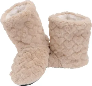 Indoor Warm Floor Footwear Thickened High Tube Floor Boots Furry House Anti- slip Slippers For Lady Women