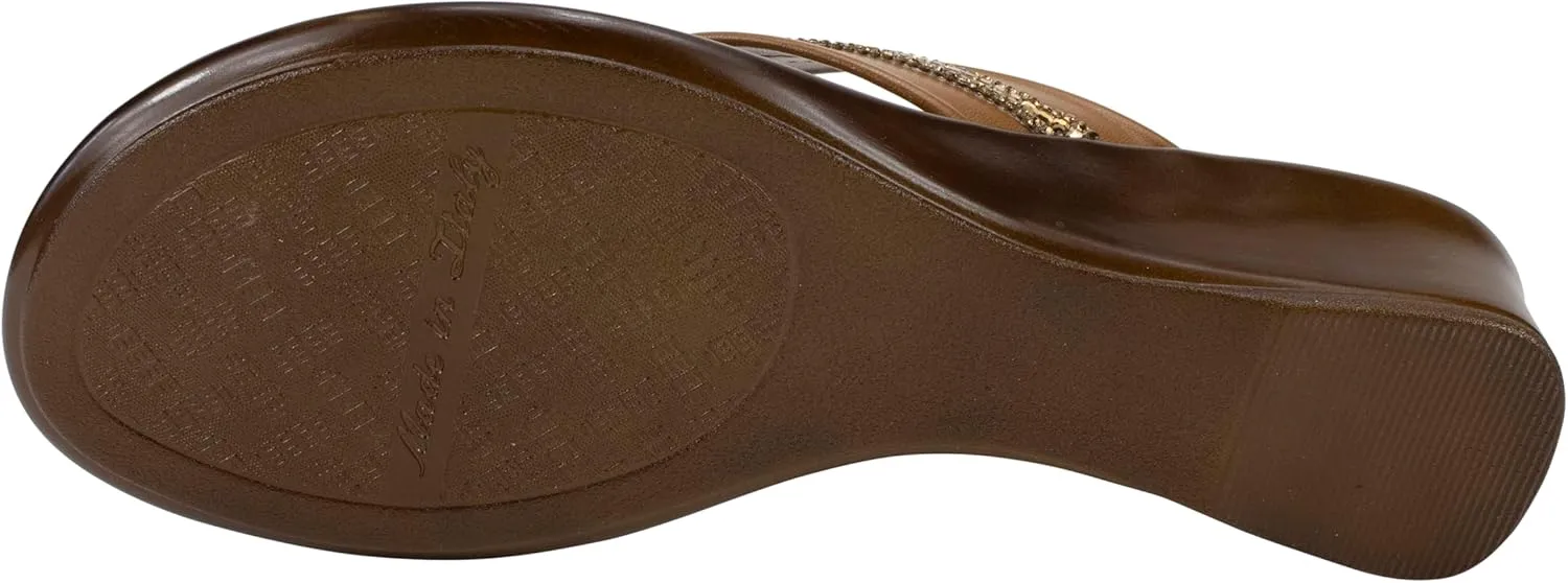 ITALIAN Shoemakers Women's Sunsyn wedge thong sandal for Women