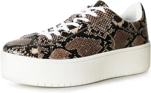 J. Adams Hero Platform Sneakers for Women - Casual Lace Up Fashion Tennis Shoes