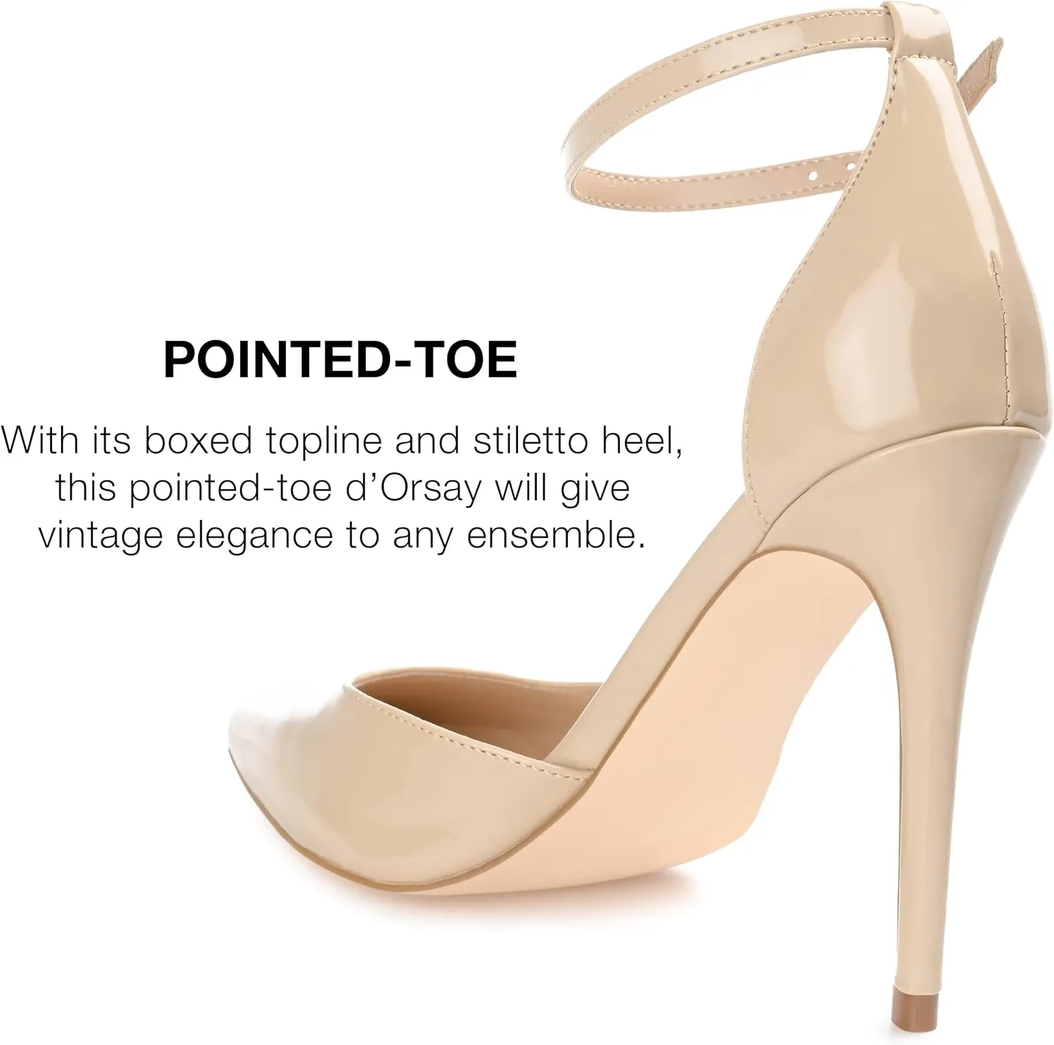 Journee Collection Womens Miriem Padded Insole Stiletto Pumps