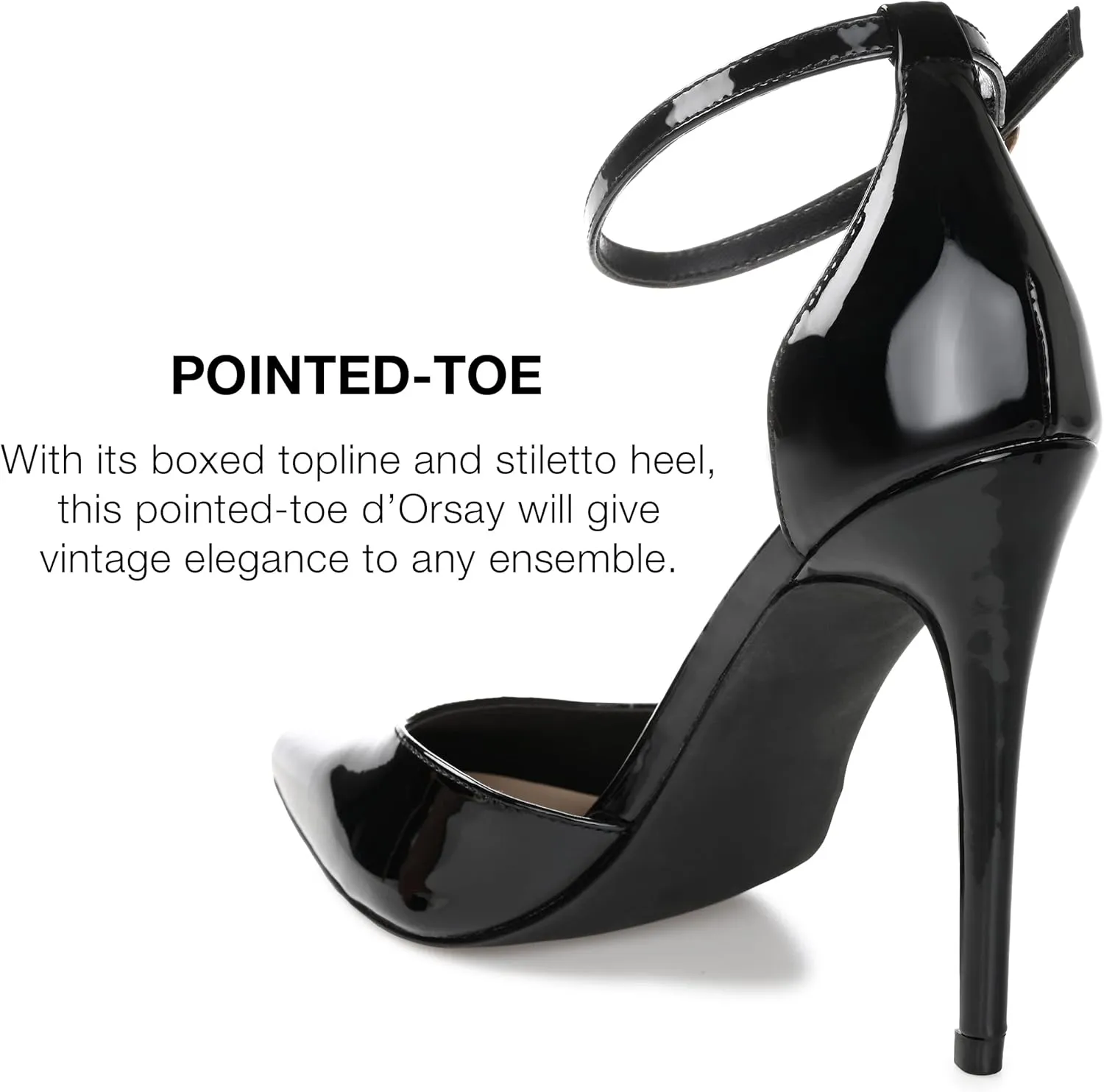 Journee Collection Womens Miriem Padded Insole Stiletto Pumps