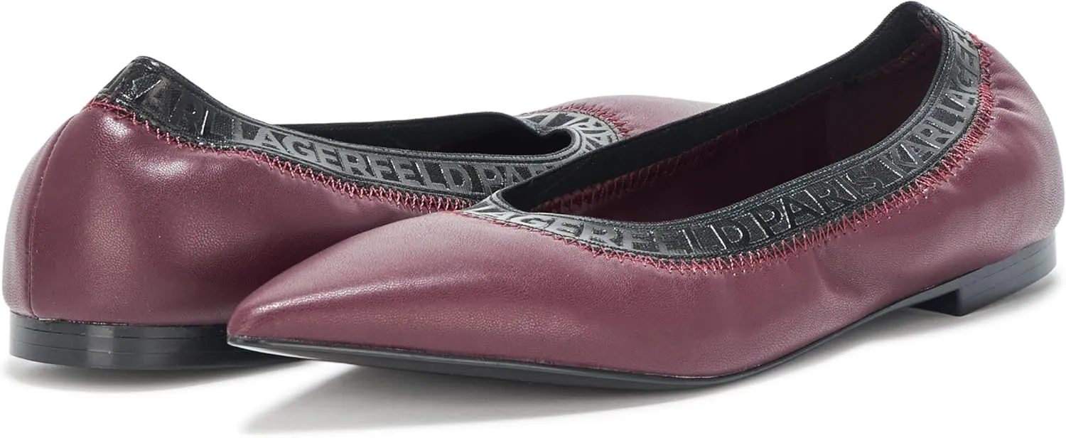 KARL LAGERFELD womens Vinette Everyday Ballet Flat