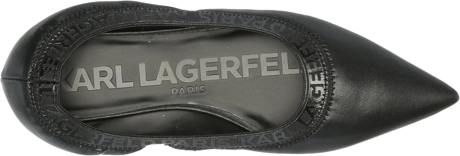 KARL LAGERFELD womens Vinette Everyday Ballet Flat