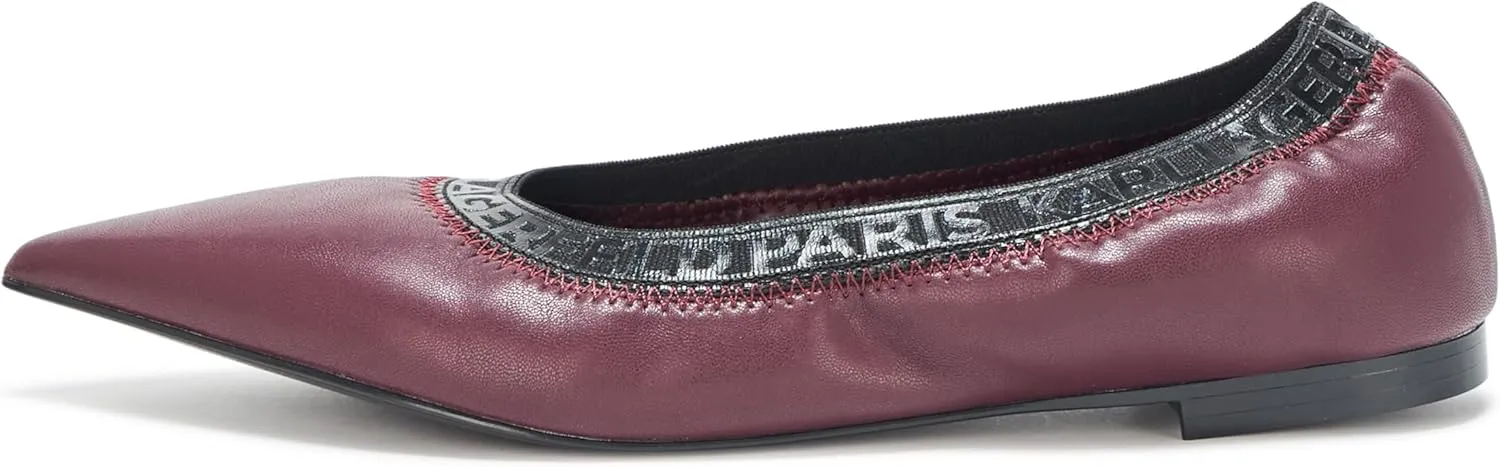 KARL LAGERFELD womens Vinette Everyday Ballet Flat