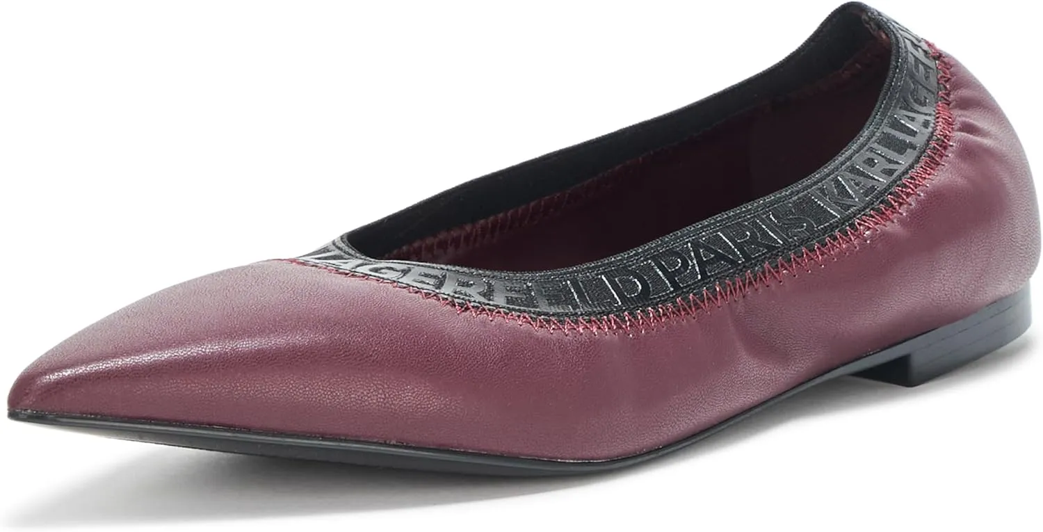 KARL LAGERFELD womens Vinette Everyday Ballet Flat