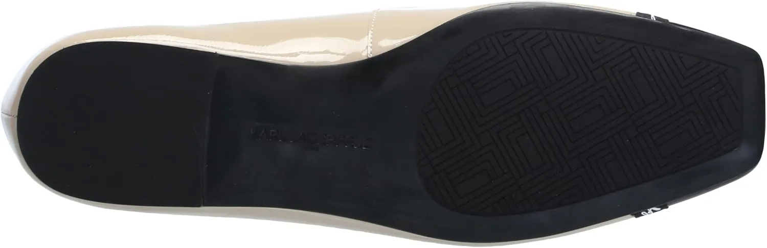 KARL LAGERFELD Women's Zayne Stones Everyday Ballet Flat