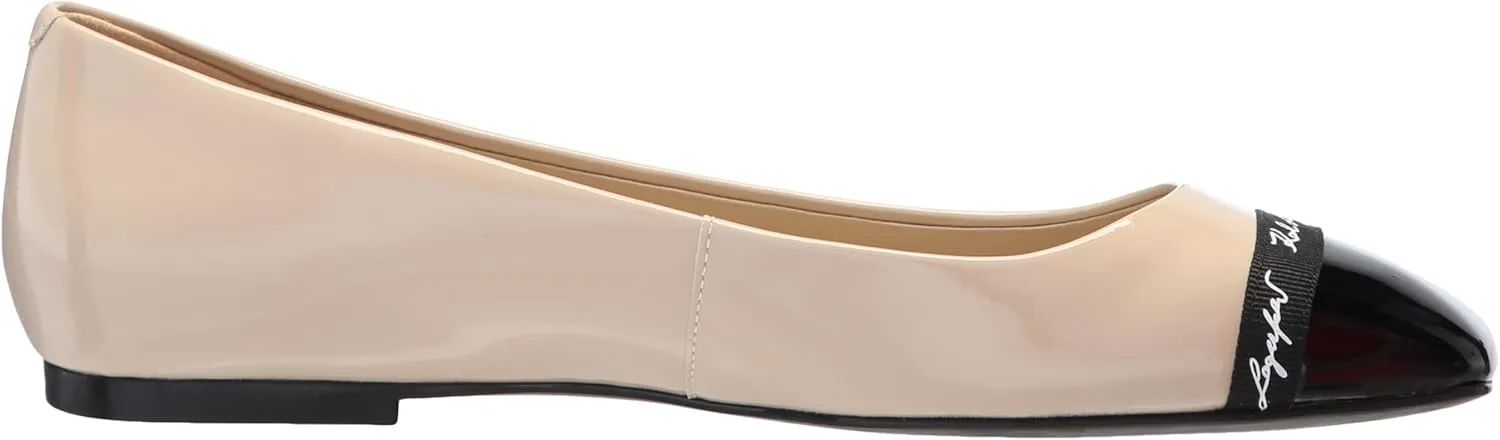 KARL LAGERFELD Women's Zayne Stones Everyday Ballet Flat