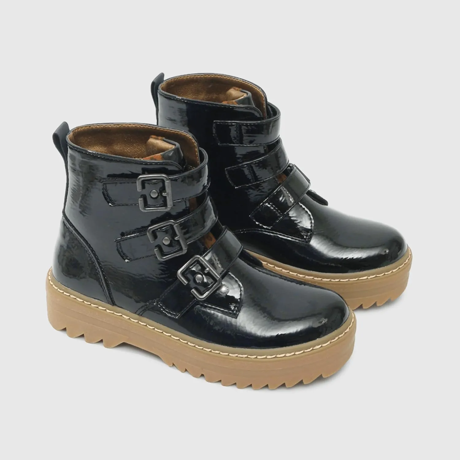 Kid Boots for Girls - Fashionable, Durable & Lightweight Boots - Leather, Non-Slip Insoles - Stylish Footwear for Kids