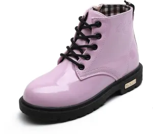 Kids Ankle Boots Boys Girls Waterproof Outdoor Combat Shoes Pink 11.5 M US Little Kid