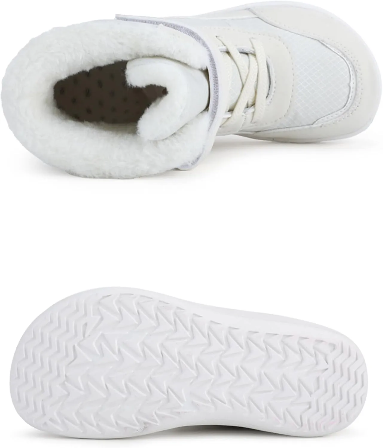 Kids Barefoot Winter Boots - Waterproof, Non-Slip, Warm Fit