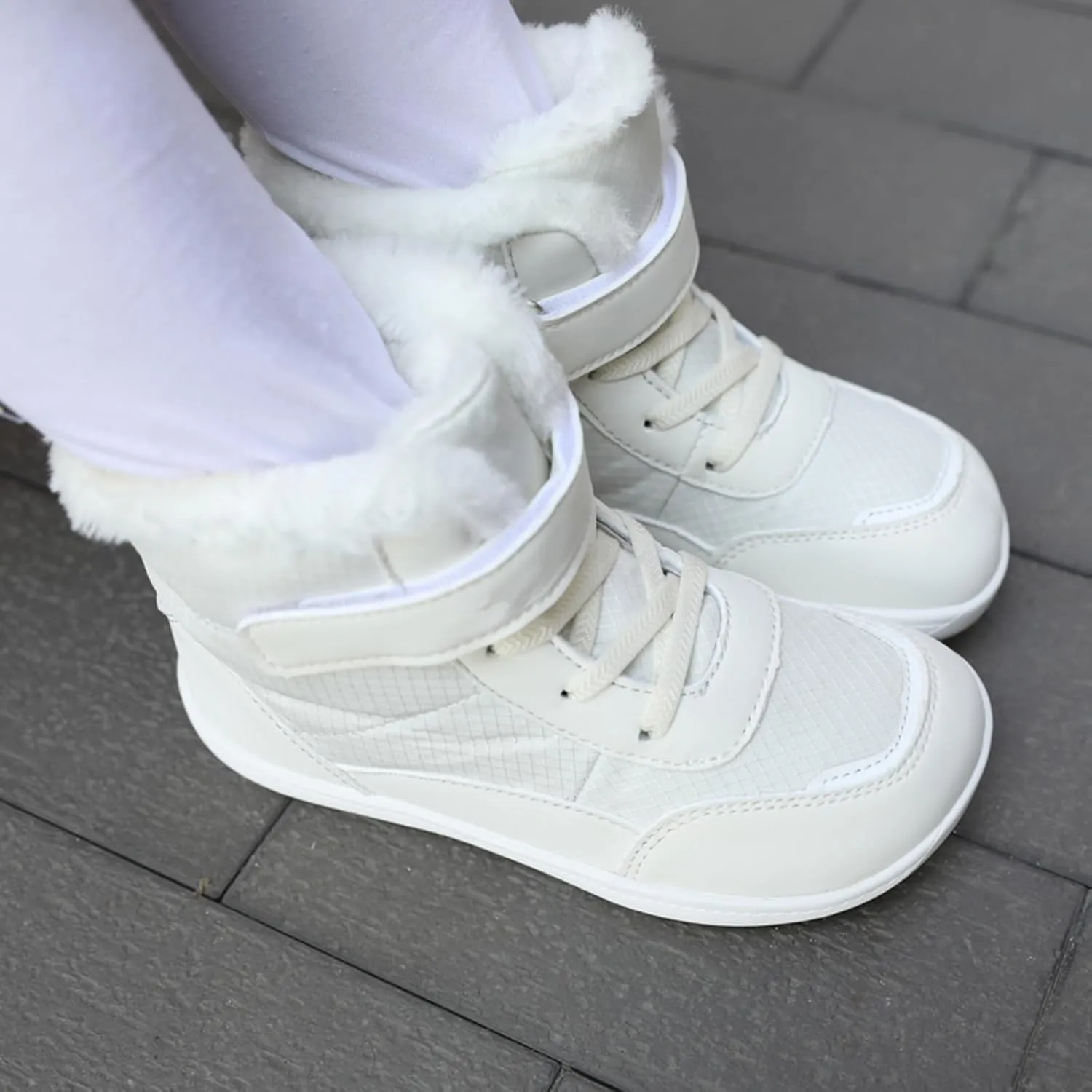 Kids Barefoot Winter Boots - Waterproof, Non-Slip, Warm Fit