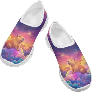Kids Cute Shoes Colorful Clouds Slip On Shoes for Girls Size 11-2.5