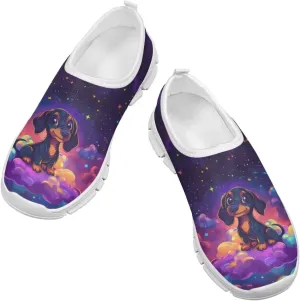 Kids Cute Shoes Colorful Clouds Slip On Shoes for Girls Size 11-2.5