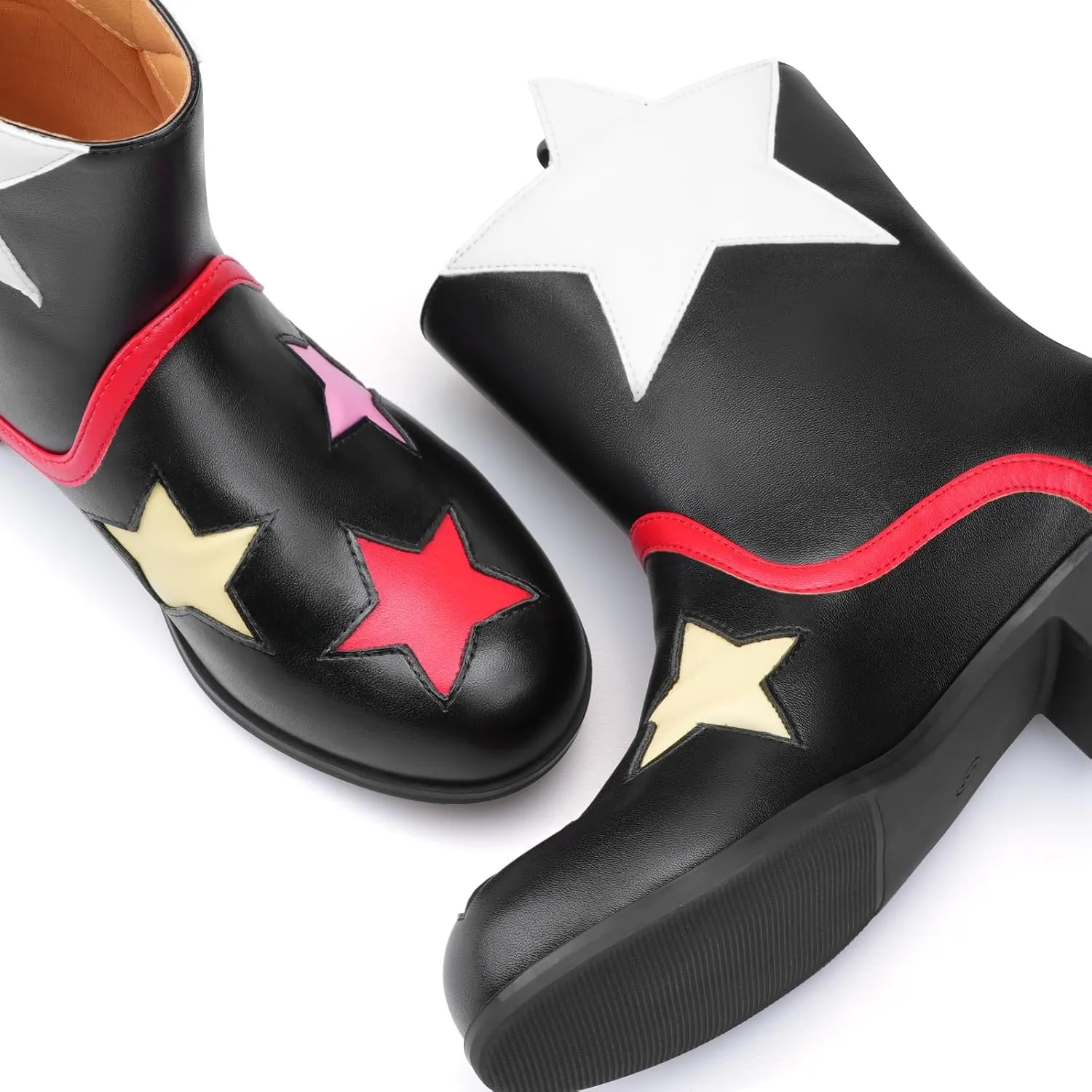 Kids Tassels Cowgirl Boots, Stars Girls Cowboy Boots, Toddler Pull on Cowboy Booties for Baby Western Shoes