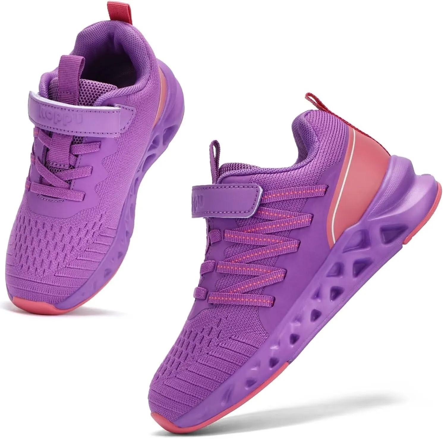 koppu Kids Sneakers for Boys Girls Tennis Fashion Shoes Lightweight Running Shoes Breathable Sport Athletic