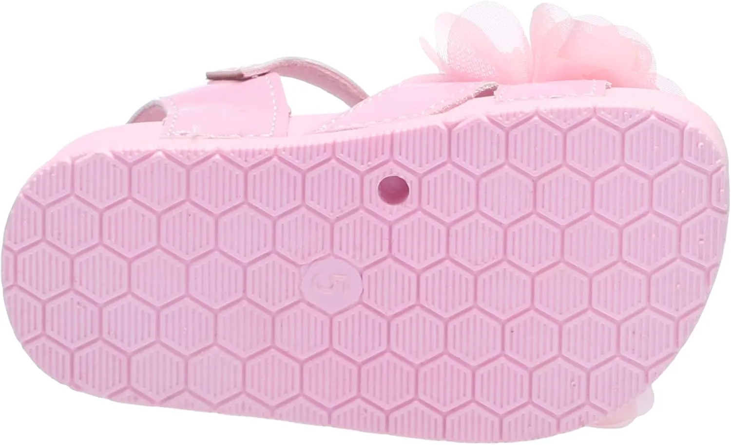 Laura Ashley Girls Sandals - Platform Footbed Sandal with Flower